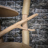 Naturkratzbaum 3456 Kratzbaum Natur Holz Design 116 cm hoch Katzenbaum