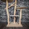 Naturkratzbaum 3458 Kratzbaum Natur Holz Design 133 cm hoch Katzenbaum