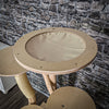 Naturkratzbaum 3501 Kratzbaum Natur Holz Design 146 cm hoch Katzenbaum