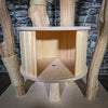 Naturkratzbaum 3521 Kratzbaum Natur Holz Design 185 cm hoch Katzenbaum