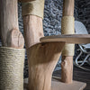 Naturkratzbaum 3537 Kratzbaum Natur Holz Design 130 cm hoch Katzenbaum