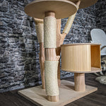 RESERVIERT + ÄNDERUNG - Naturkratzbaum 3560 Kratzbaum Natur Holz Design 200 cm hoch Katzenbaum