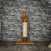 RESERVIERT + ÄNDERUNG - Kratzstamm 3567 Natur Holz Design Kratzbaum 104 cm hoch Naturkratzbaum