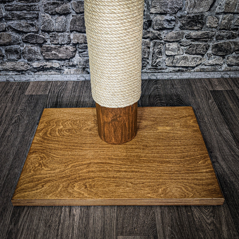 RESERVIERT + ÄNDERUNG - Kratzstamm 3567 Natur Holz Design Kratzbaum 104 cm hoch Naturkratzbaum