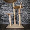 Naturkratzbaum 3571 Kratzbaum Natur Holz Design 113 cm hoch Katzenbaum
