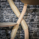 Naturkratzbaum 3573 Kratzbaum Natur Holz Design 178 cm hoch Katzenbaum