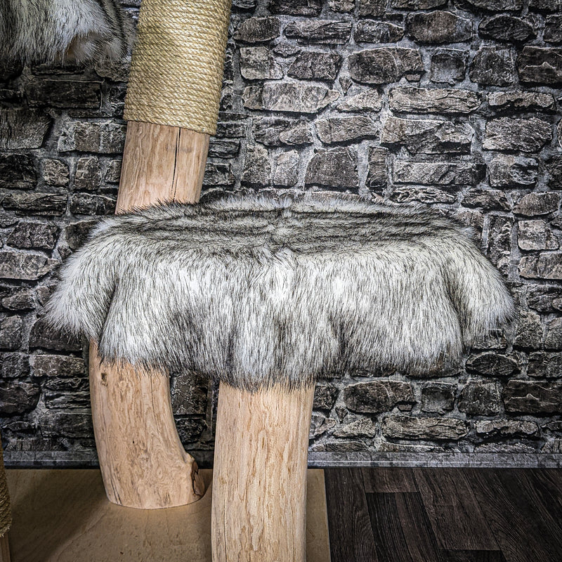 Naturkratzbaum 3576 Kratzbaum Natur Holz Design 112 cm hoch Katzenbaum