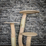 Naturkratzbaum 3576 Kratzbaum Natur Holz Design 112 cm hoch Katzenbaum