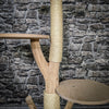 Naturkratzbaum 3592 Kratzbaum Natur Holz Design 103 cm hoch Katzenbaum