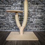 Naturkratzbaum 3602 Kratzbaum Natur Holz Design 87 cm hoch Katzenbaum