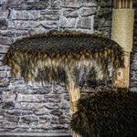 Naturkratzbaum 3605 Kratzbaum Natur Holz Design 146 cm hoch Katzenbaum
