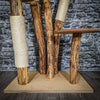 Naturkratzbaum 3608 Kratzbaum Natur Holz Design 173 cm hoch Katzenbaum