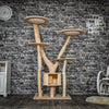 Naturkratzbaum 3696 Kratzbaum Natur Holz Design 174 cm hoch Katzenbaum