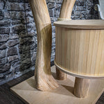 RESERVIERT + ÄNDERUNG - Naturkratzbaum 3699 Kratzbaum Natur Holz Design 118 cm hoch Katzenbaum