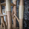 Naturkratzbaum 3707 Kratzbaum Natur Holz Design 207 cm hoch Katzenbaum