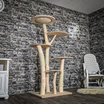 RESERVIERT+ ÄNDERUNGEN - Naturkratzbaum 3725 Kratzbaum Natur Holz Design 175 cm hoch Katzenbaum