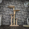 Naturkratzbaum 3727 Kratzbaum Natur Holz Design 145 cm hoch Katzenbaum