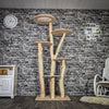 Naturkratzbaum 3729 Kratzbaum Natur Holz Design 195 cm hoch Katzenbaum