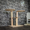 Naturkratzbaum 3741 Kratzbaum Natur Holz Design 96 cm hoch Katzenbaum