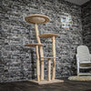 Naturkratzbaum 3744 Kratzbaum Natur Holz Design 145 cm hoch Katzenbaum
