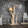 RESERVIERT + ÄNDERUNG - Naturkratzbaum 3774 Kratzbaum Natur Holz Design 163 cm hoch Katzenbaum