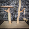 Naturkratzbaum 3789 Kratzbaum Natur Holz Design 83 cm hoch Katzenbaum