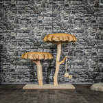Naturkratzbaum 3789 Kratzbaum Natur Holz Design 83 cm hoch Katzenbaum