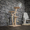 Naturkratzbaum 3791 Kratzbaum Natur Holz Design 122 cm hoch Katzenbaum
