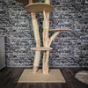 Naturkratzbaum 3809 Kratzbaum Natur Holz Design 225 cm hoch Katzenbaum