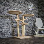 Naturkratzbaum 3844 Kratzbaum Natur Holz Design 105 cm hoch Katzenbaum