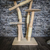 Naturkratzbaum 3850 Kratzbaum Natur Holz Design 160 cm hoch Katzenbaum