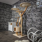 RESERVIERT + ÄNDERUNG Naturkratzbaum 2256 Kratzbaum Natur Holz Design 170 cm hoch