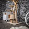 RESERVIERT + ÄNDERUNG Naturkratzbaum 2256 Kratzbaum Natur Holz Design 170 cm hoch