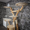 Naturkratzbaum 2257 Kratzbaum Natur Holz Design 180 cm hoch