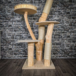 Naturkratzbaum 2499 Kratzbaum Natur Holz Design 158 cm hoch
