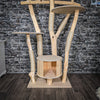 RESERVIERT Naturkratzbaum 2502 Kratzbaum Natur Holz Design 196 cm hoch
