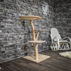 Naturkratzbaum 2504 Kratzbaum Natur Holz Design 115 cm hoch