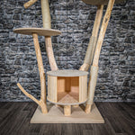 Naturkratzbaum 2516 Kratzbaum Natur Holz Design 180 cm hoch