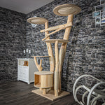 Naturkratzbaum 2519 Kratzbaum Natur Holz Design 185 cm hoch