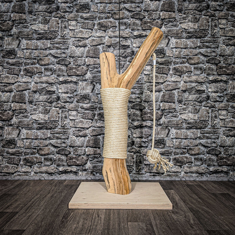 Kratzstamm 2562 Natur Holz Design Kratzbaum 100 cm hoch Naturkratzbaum