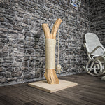Kratzstamm 2562 Natur Holz Design Kratzbaum 100 cm hoch Naturkratzbaum