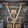 Naturkratzbaum 2557 Kratzbaum Natur Holz Design 225 cm hoch