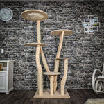 Naturkratzbaum 2590 Kratzbaum Natur Holz Design 180 cm hoch