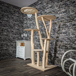 Naturkratzbaum 2590 Kratzbaum Natur Holz Design 180 cm hoch