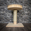 Körbchen 63 cm hoch 50 cm Durchmesser Natur Holz Design Kratzbaum Naturkratzbaum