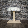 Katzenbett 64 cm hoch 40 cm Durchmesser Natur Holz Design Kratzbaum Naturkratzbaum