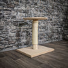 Katzenbett 64 cm hoch 40 cm Durchmesser Natur Holz Design Kratzbaum Naturkratzbaum