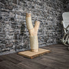 Kratzstamm 70 cm hoch Natur Holz Design Kratzbaum 2610 Naturkratzbaum