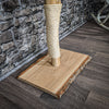Kratzstamm 100 cm hoch Natur Holz Design Kratzbaum 2614 Naturkratzbaum