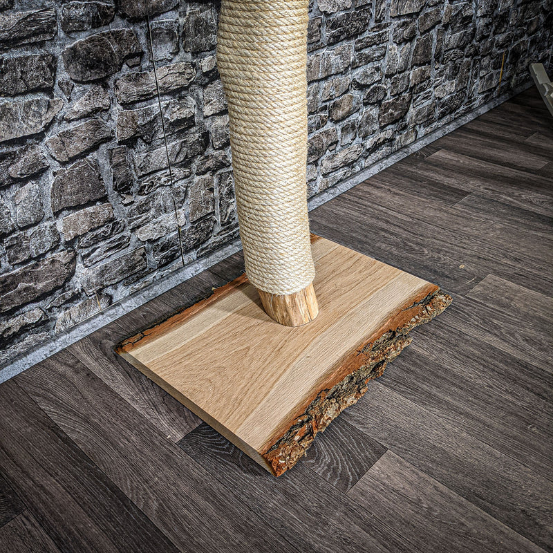 Kratzstamm 115 cm hoch Natur Holz Design Kratzbaum 2618 Naturkratzbaum